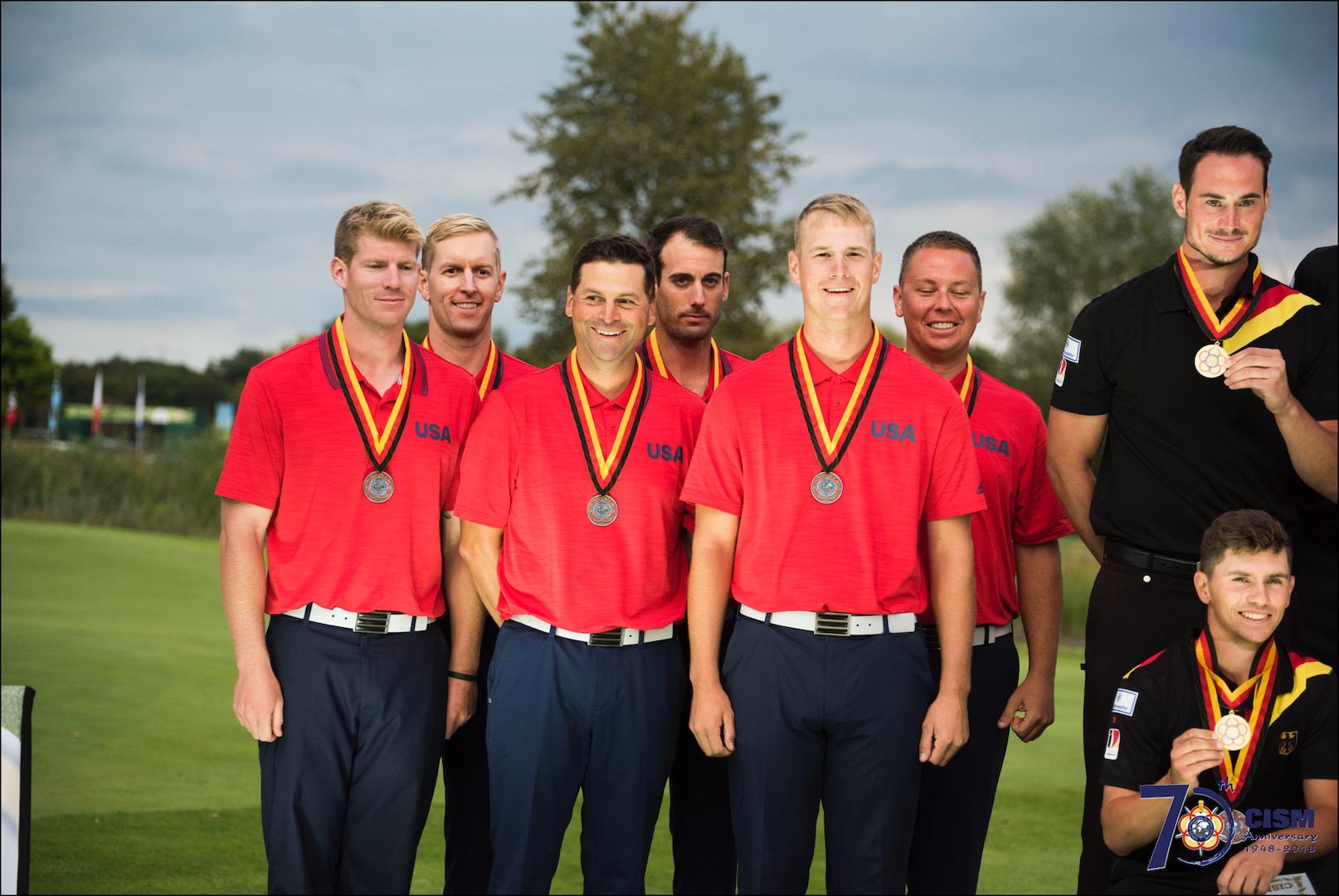 The 2018 Conseil International du Sport Militaire (CISM) World Military Golf Championship hosted by the German Armed Forces in Warendorf, Germany August 26 to September 2.  Military golfers from around the world compete for gold.