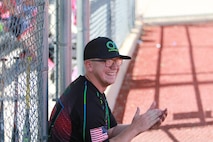 King served as both a coach and a player for Malmstrom Air Force Base’s men’s softball team.