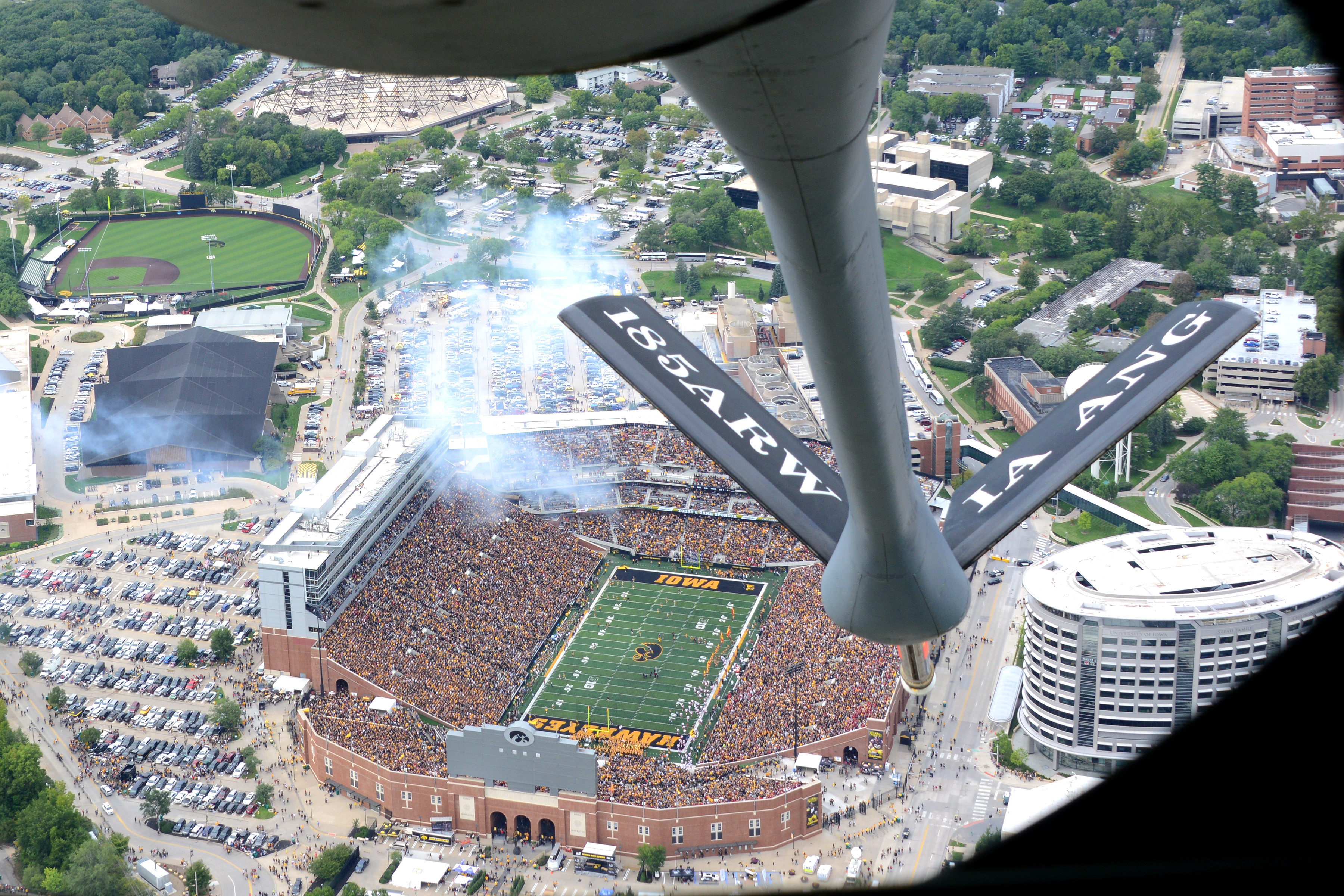 Kinnick Stadium Flyover