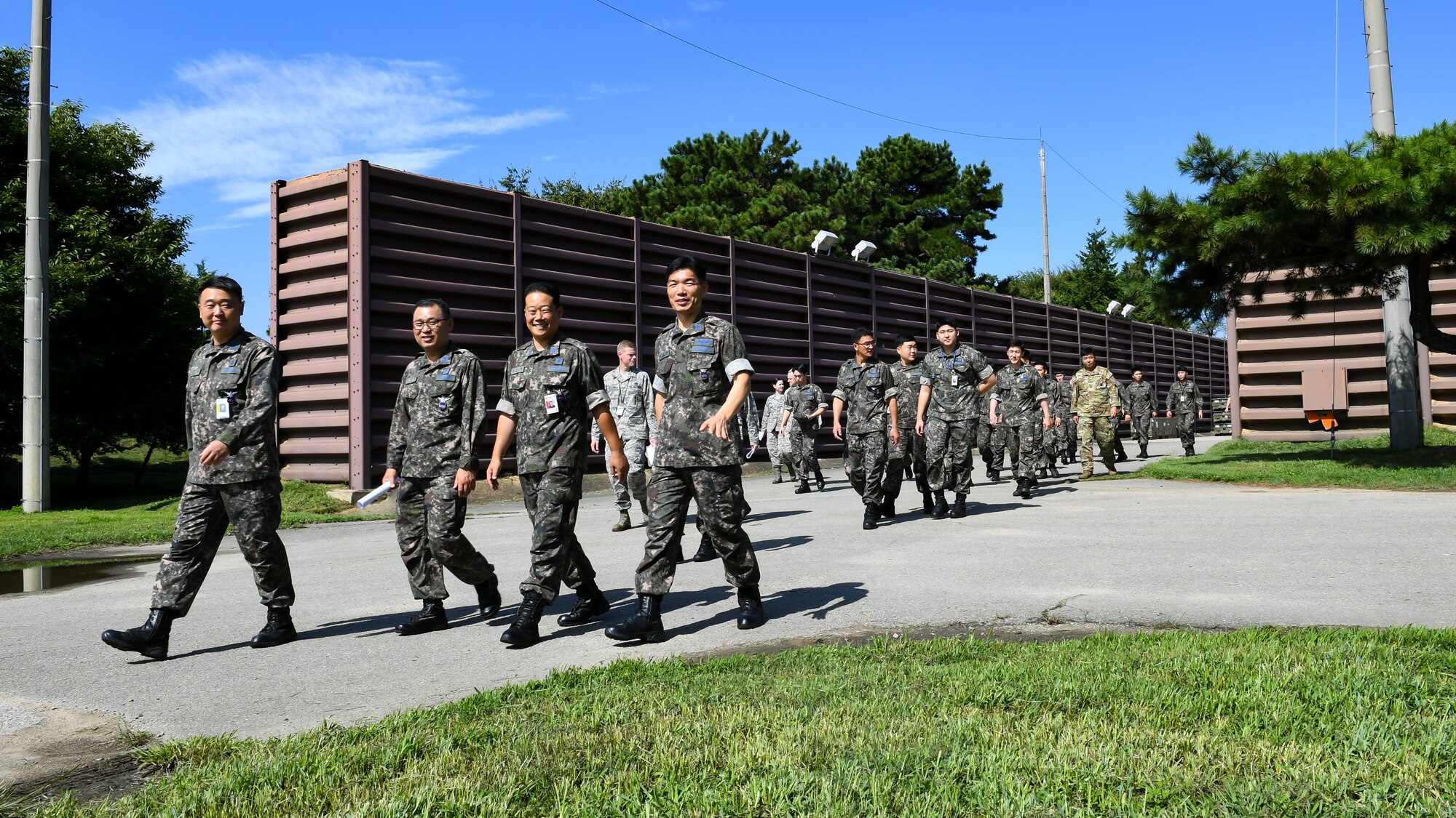 During the tour, the AFOC visitors toured the 51st Munitions and 51st Operations Support squadrons to better understand and improve operability with their American counterparts.  (U.S. Air Force photo by Staff Sgt. Benjamin Raughton)