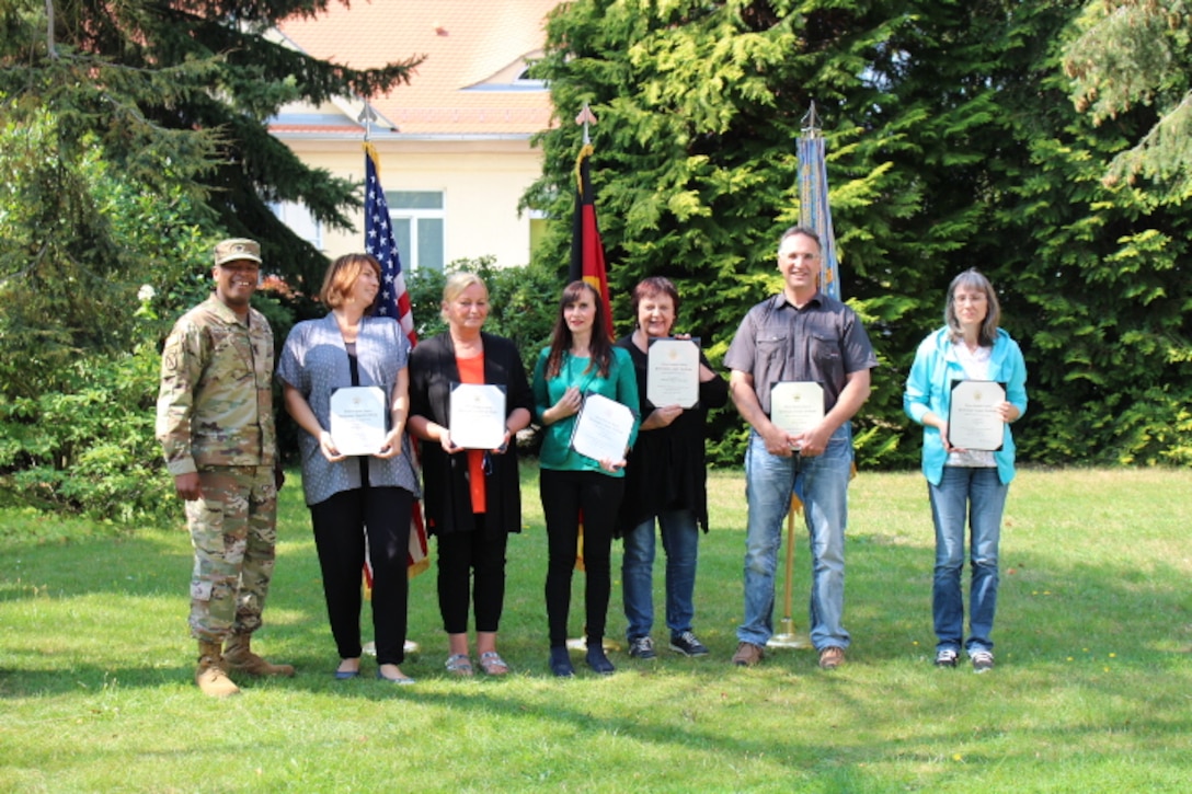 DLA Troop Support Europe & Africa employees recognized for excellence