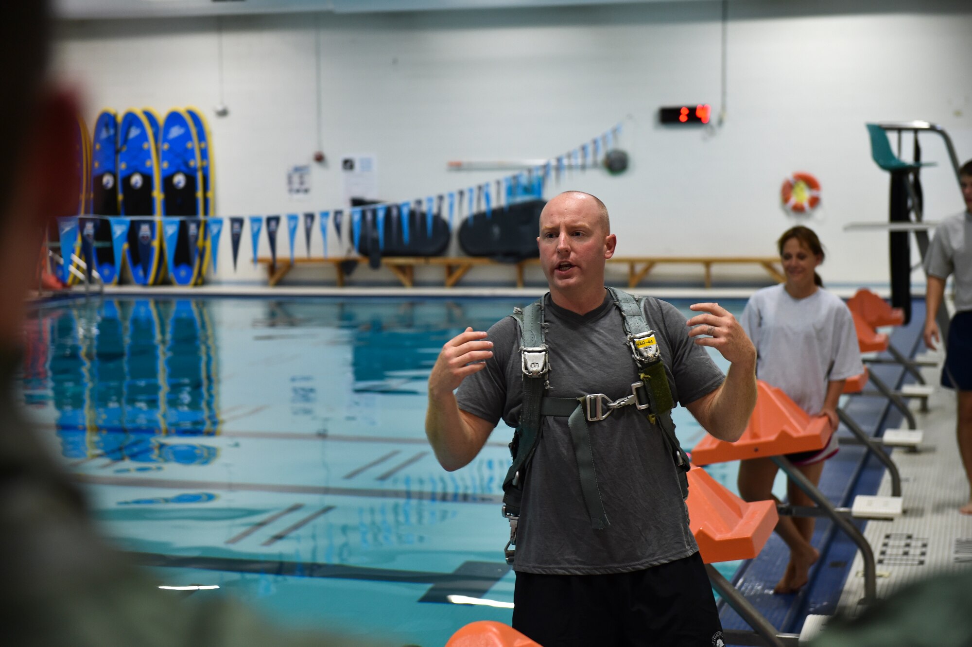 Every 36 months Airmen belonging to aircrews are required to receive refresher training so they are able to survive during emergency situations in open water.
