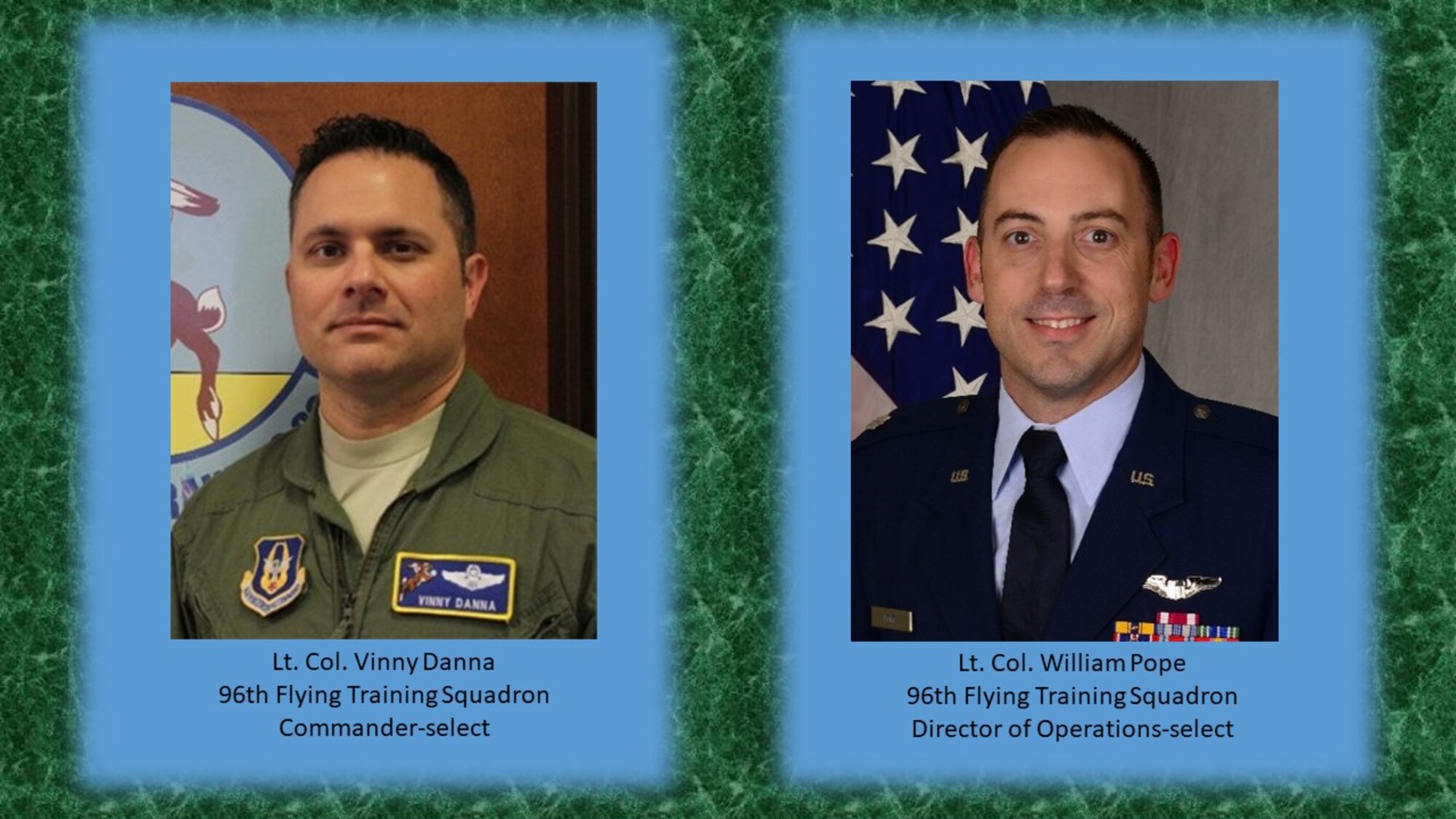 New 39FTS, 96FTS leadership teams