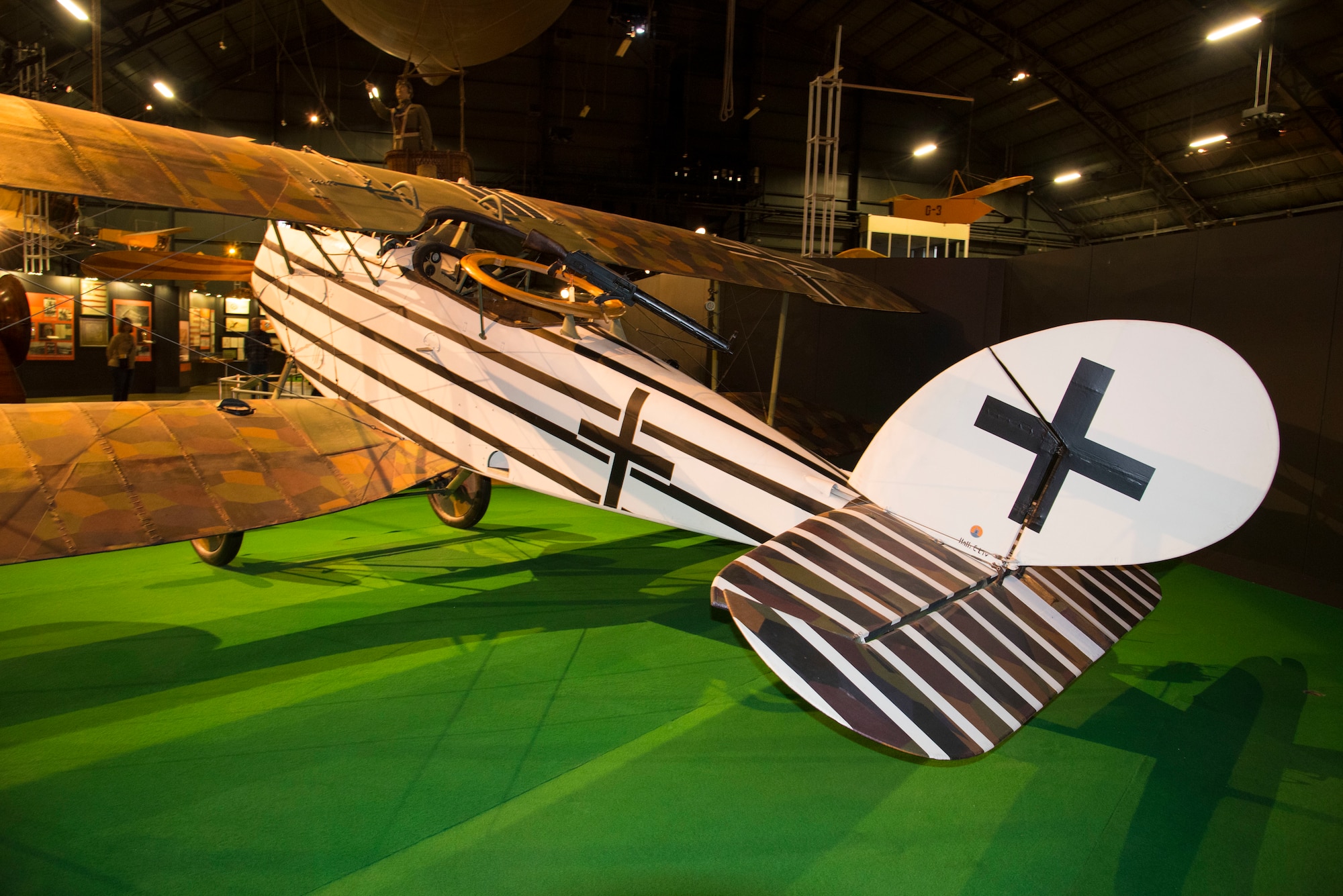 DAYTON, Ohio -- Halberstadt CL IV in the Early Years Gallery at the National Museum of the United States Air Force. (U.S. Air Force photo by Ken LaRock)