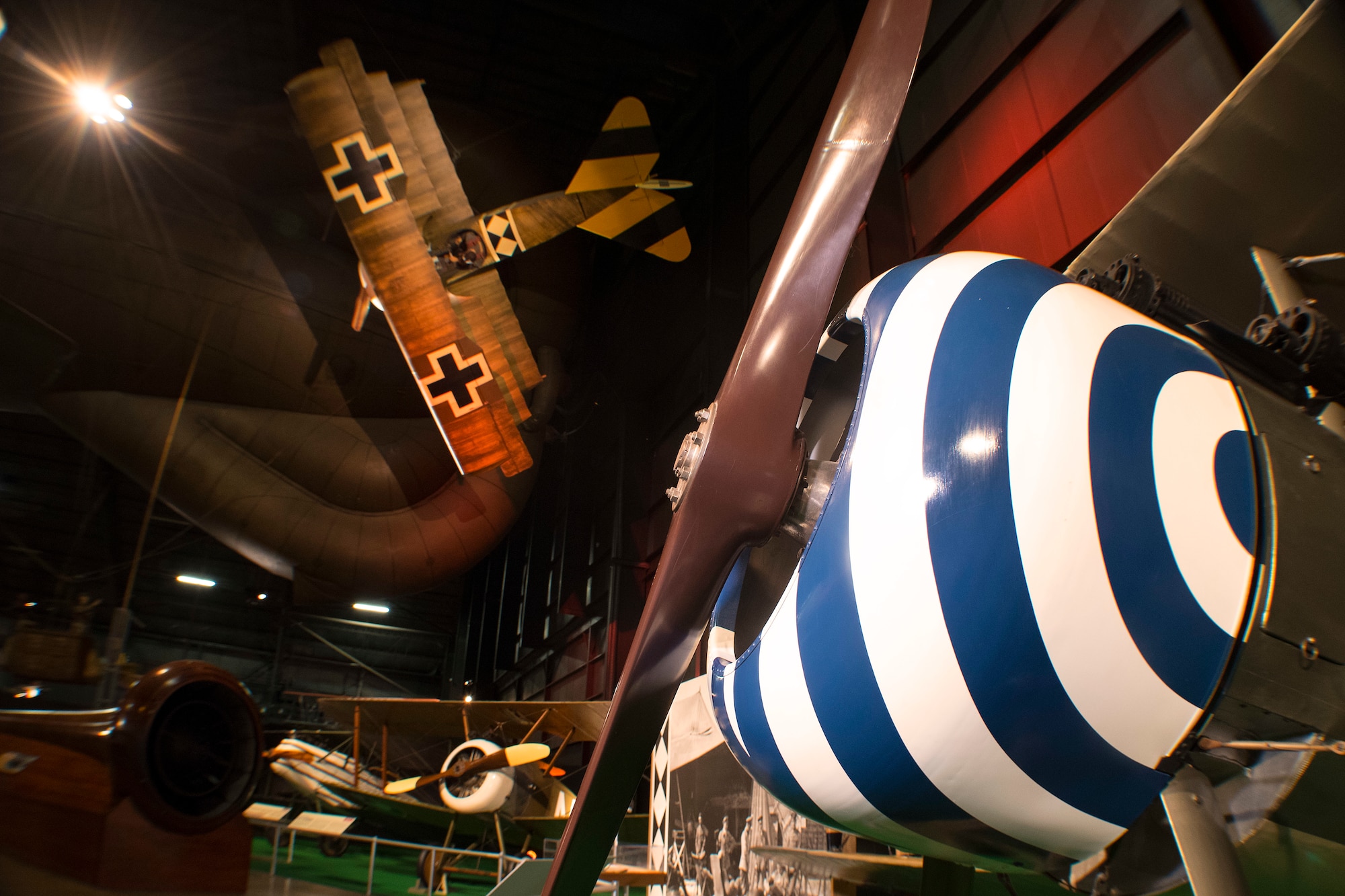 DAYTON, Ohio -- Nieuport N.28C-1 in the Early Years Gallery at the National Museum of the United States Air Force. (U.S. Air Force photo by Ken LaRock)