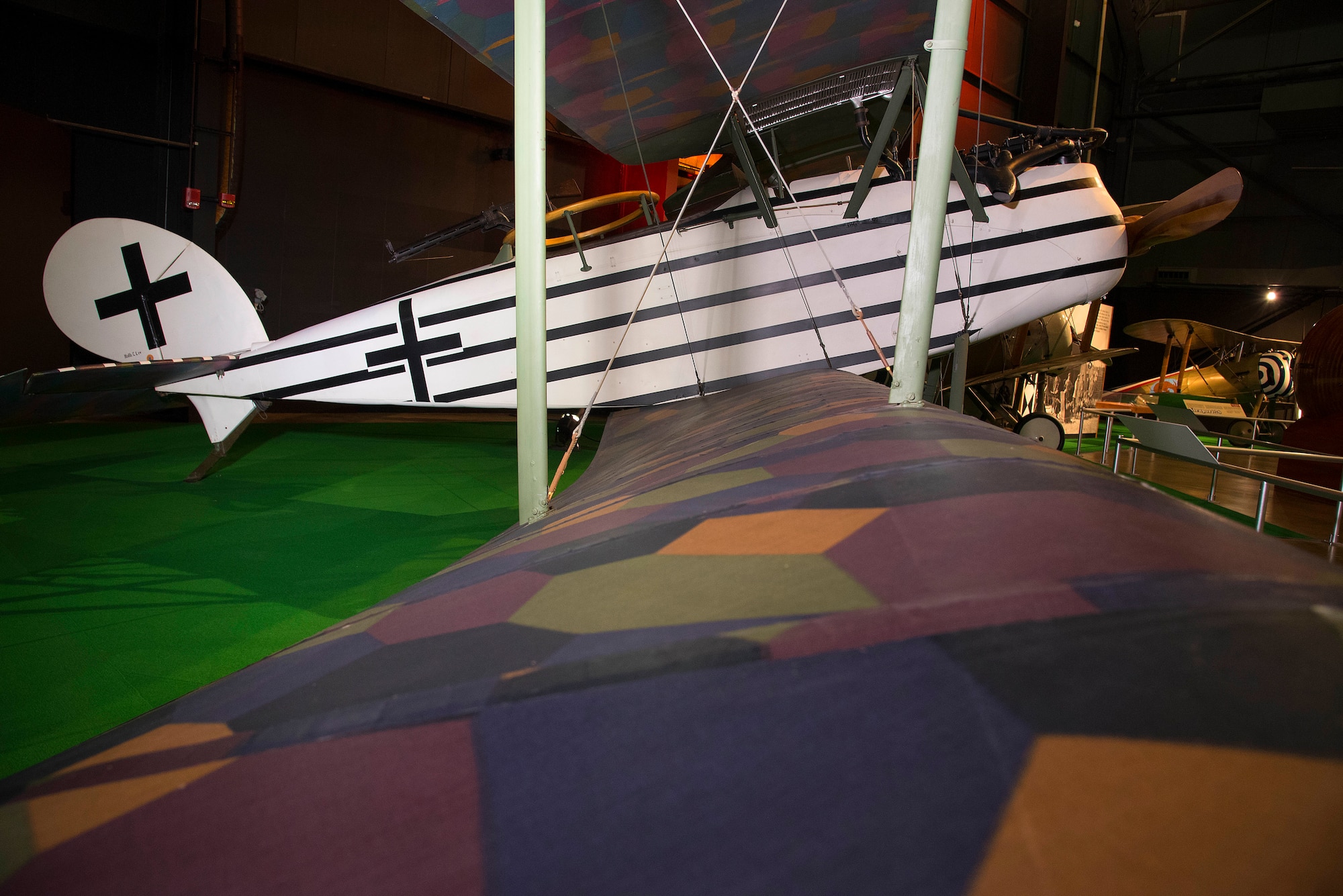 DAYTON, Ohio -- Halberstadt CL IV in the Early Years Gallery at the National Museum of the United States Air Force. (U.S. Air Force photo by Ken LaRock)