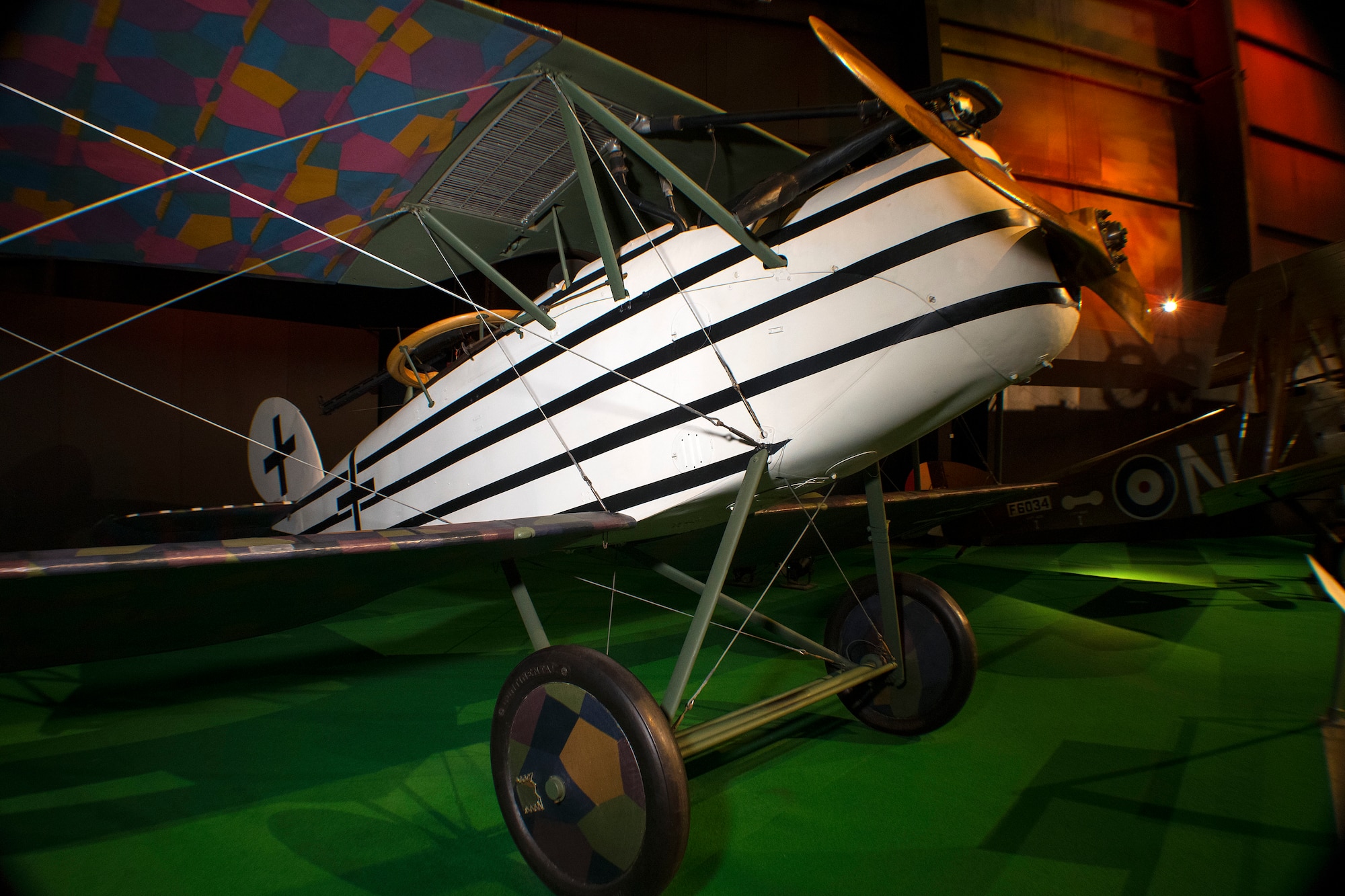 DAYTON, Ohio -- Halberstadt CL IV in the Early Years Gallery at the National Museum of the United States Air Force. (U.S. Air Force photo by Ken LaRock)