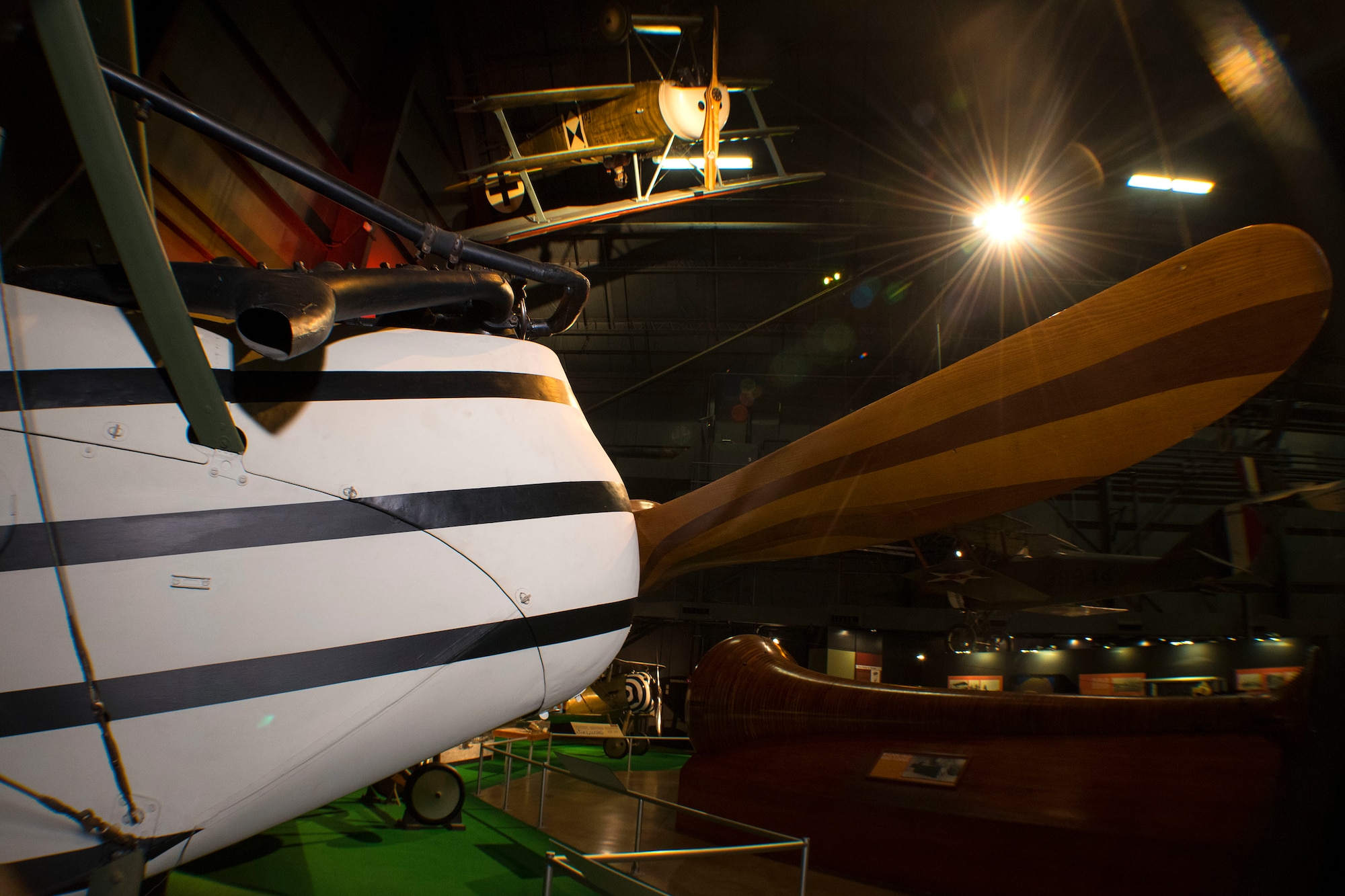 DAYTON, Ohio -- Halberstadt CL IV in the Early Years Gallery at the National Museum of the United States Air Force. (U.S. Air Force photo by Ken LaRock)