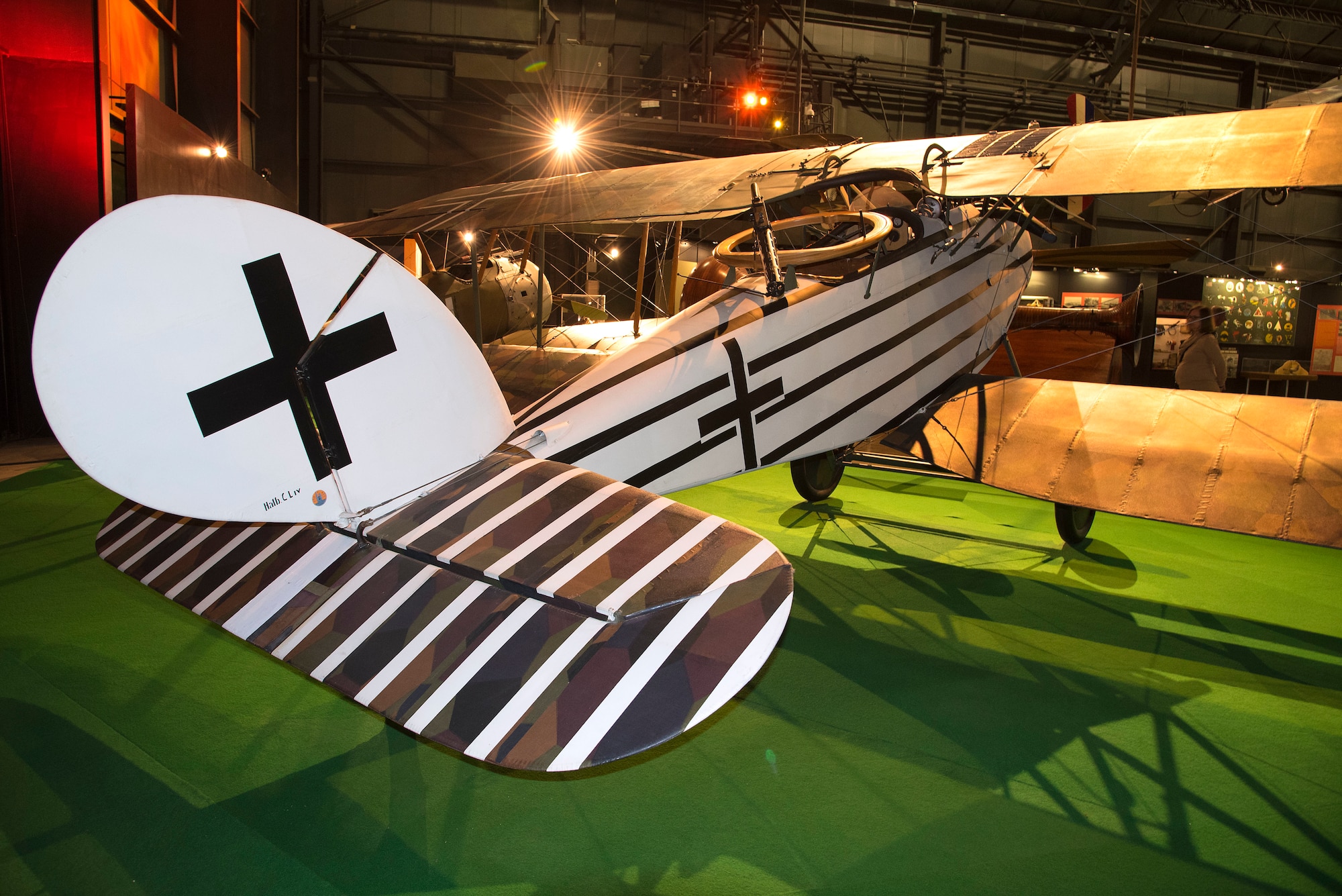 DAYTON, Ohio -- Halberstadt CL IV in the Early Years Gallery at the National Museum of the United States Air Force. (U.S. Air Force photo by Ken LaRock)