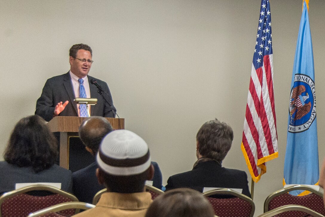 Chad Jones was keynote speaker for this year's annual Pre-Ramadan Luncheon.