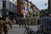 USAREUR Soldiers march in Belgian National Day Parade