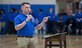 U.S. Air Force Tech. Sgt. Trevor Brewer, 72nd Security Forces Squadron assistant flight chief, speaks during the opening ceremony of the 2018 South Central Warrior CARE Event at Joint Base San Antonio-Randolph, Texas, Jan. 8, 2018. Brewer suffers from invisible wounds, specifically post-traumatic stress disorder (PTSD), steaming from a terrorist attack that took place overseas in March 2011. (U.S. Air Force photo by Sean M. Worrell)