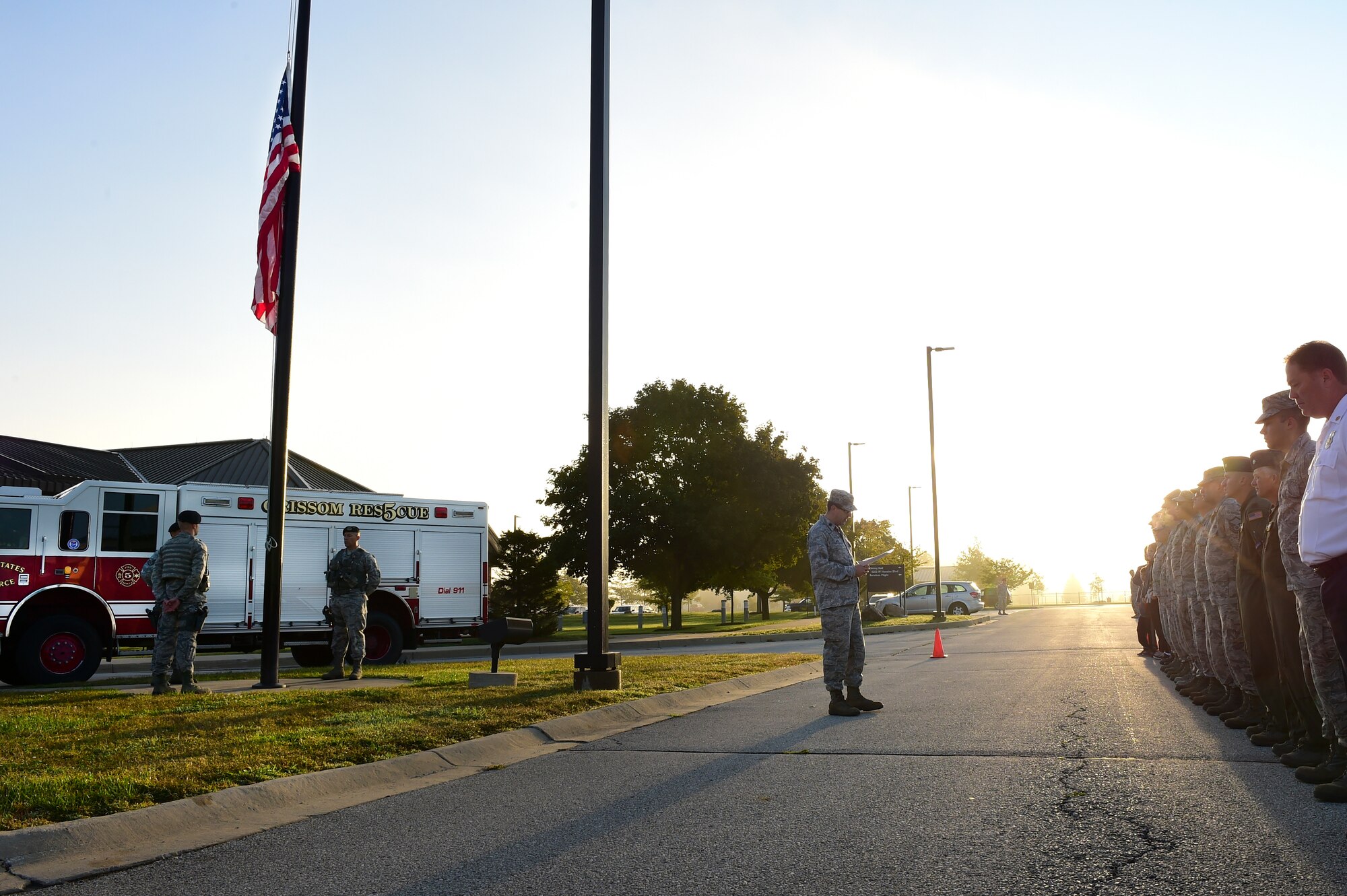 Grissom holds 9/11 memorial ceremony