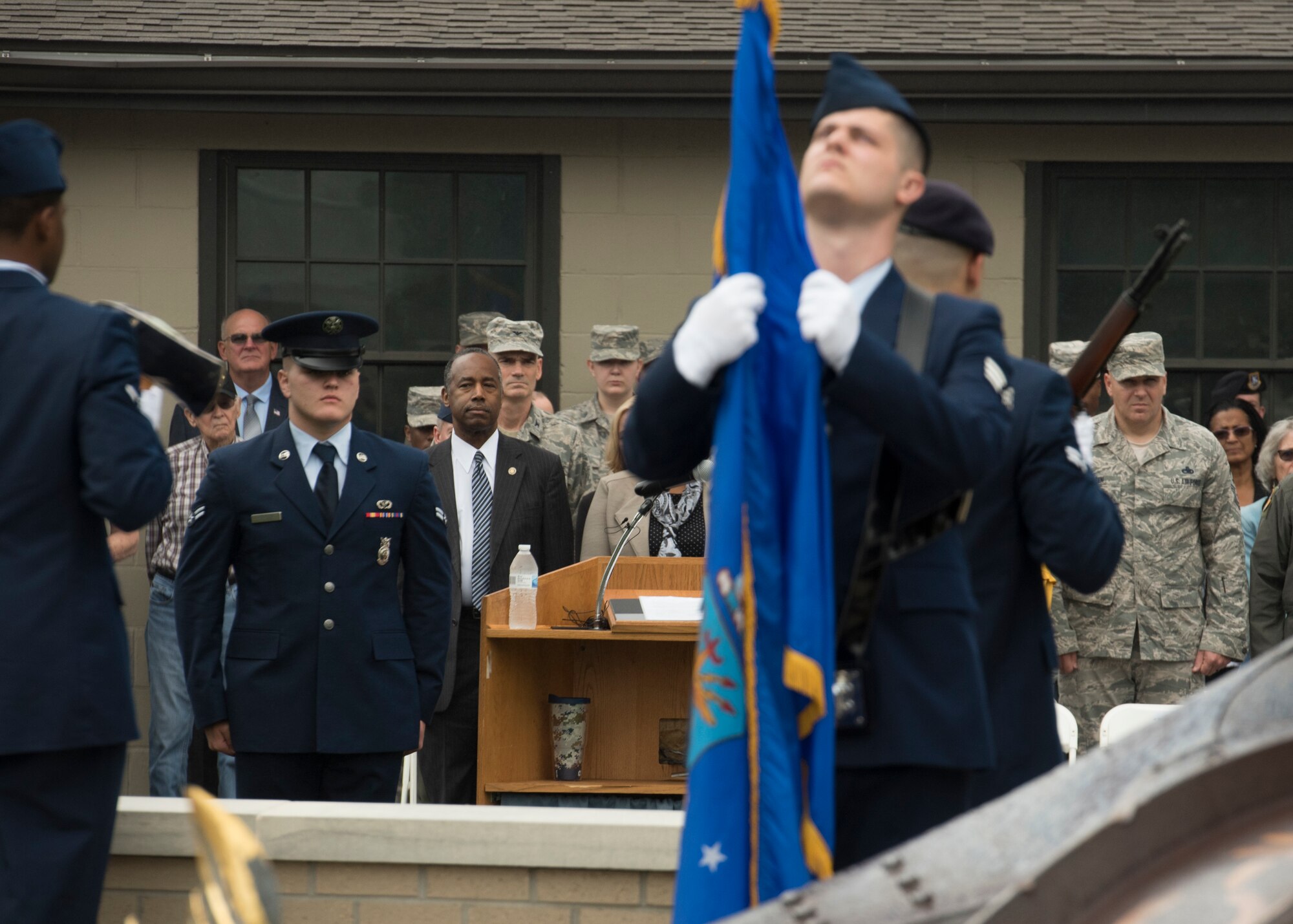 Ben Carson addresses at Dover AFB’s 9/11 ceremony