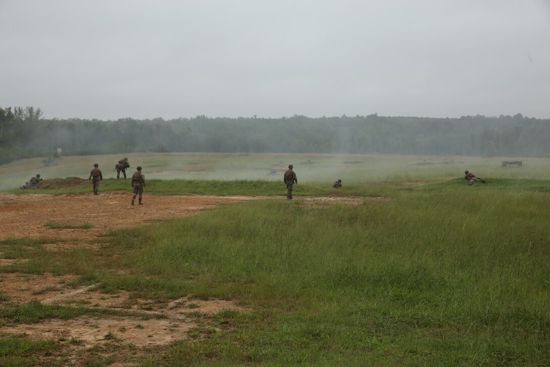 The course was comprised of multiple live-fire events utilizing numerous weapons systems, patrols and defensive and offensive drills. It is a course designed to strengthen small unit leadership amongst the Marines to prepare them for the Fleet Marine Forces, while focusing on refining their infantry skills.