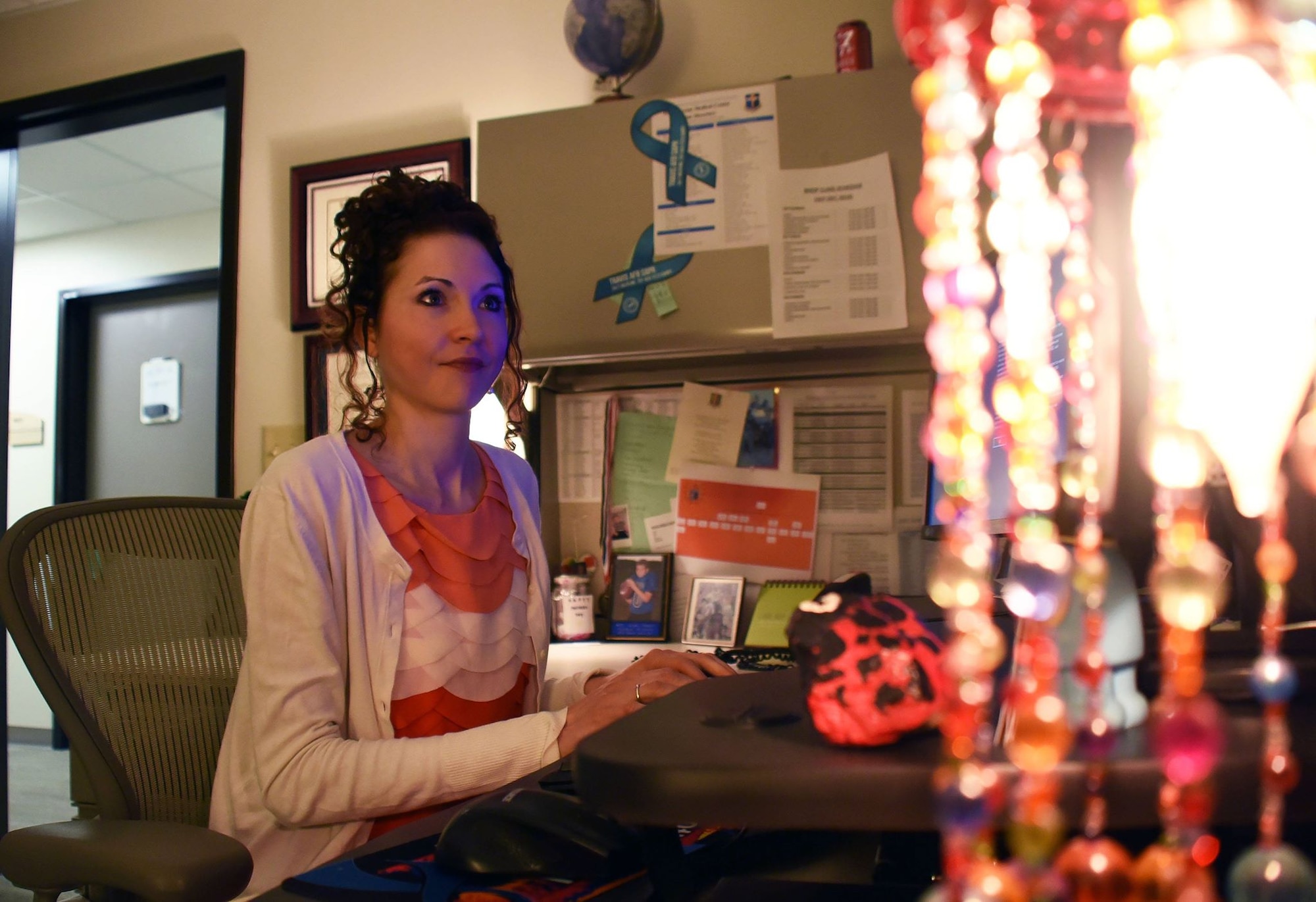 Dr. Joy Lere, a licensed clinical psychologist at the Mental Health clinic at David Grant USAF Medical Center, poses for a photo Sept. 6, 2018, at Travis Air Force Base, Calif. (U.S. Air Force photo by Airman 1st Class Christian Conrad)