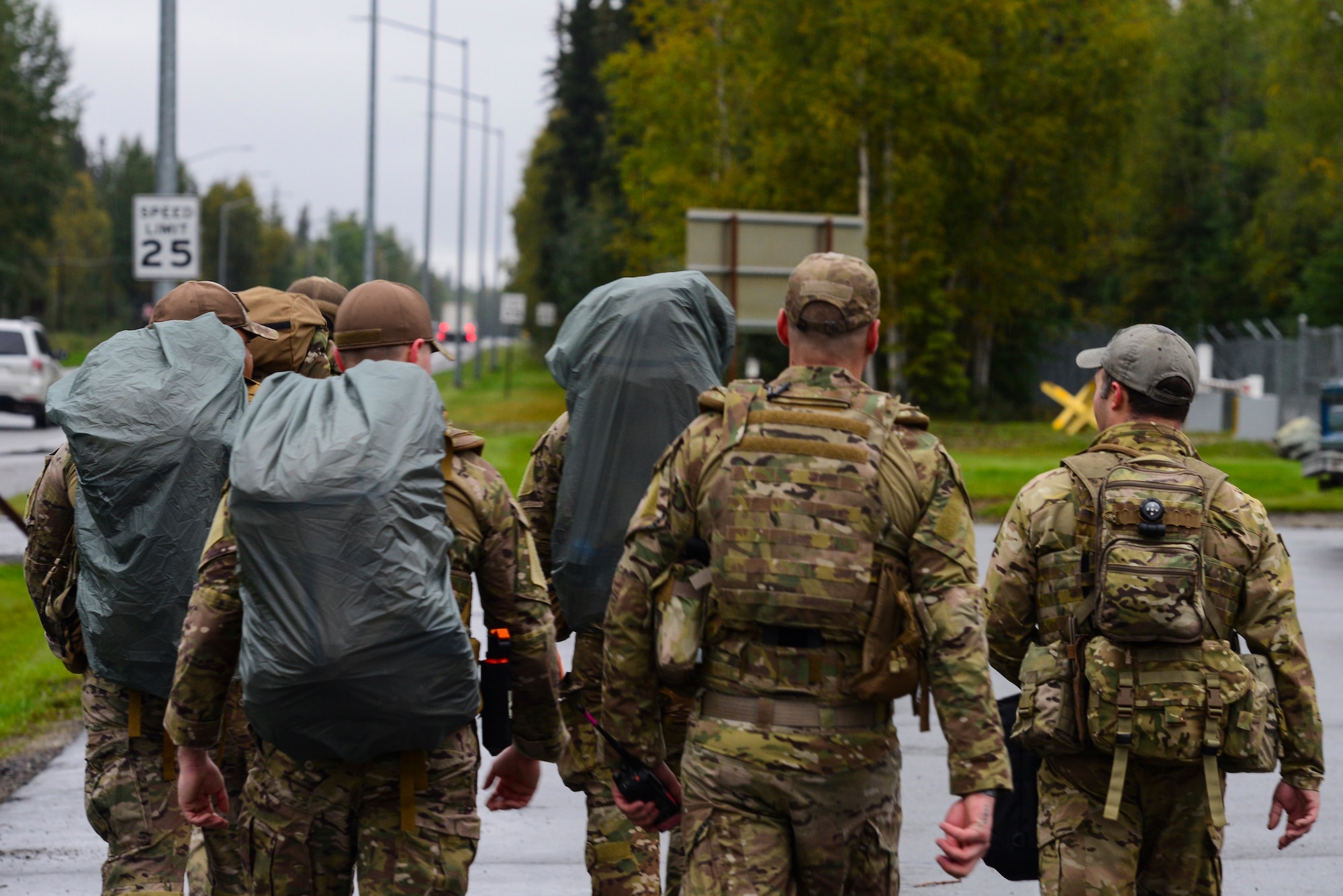 EOD members rucked an average of 30 miles a day with 220 total miles to the Arctic Circle.