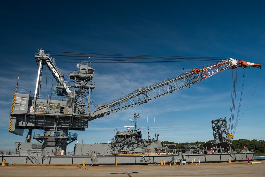 Joint Base Langley-Eustis evacuated vessels and aircraft in advance of Hurricane Florence, Sept. 11, 2018, to avoid possible impacts from the storm.