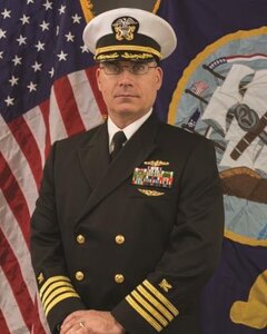 Captain Patrick “Shane” Brown, USN.  Commanding Officer, Naval Sea Logistics Center