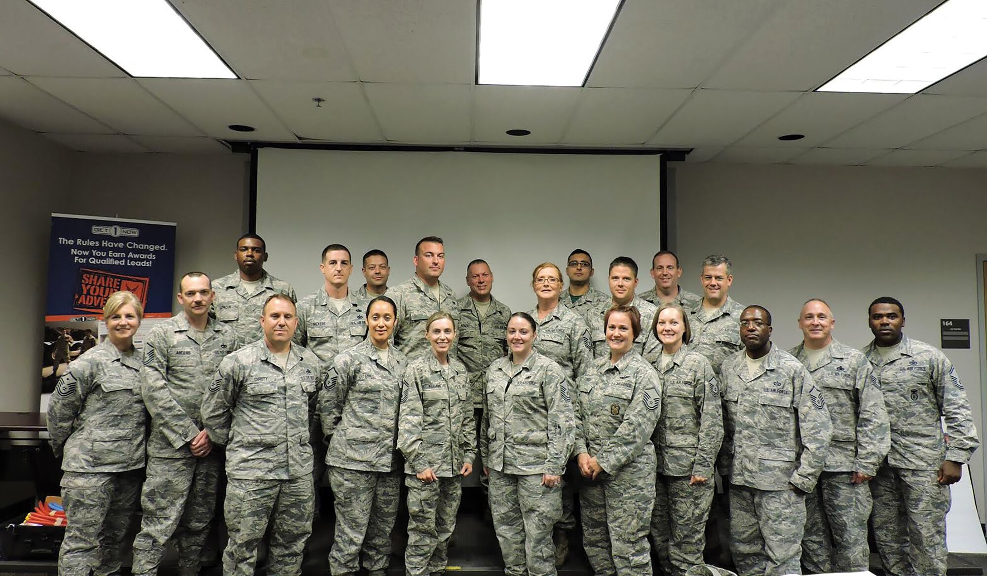 Members of the 445th Airlift Wing participate in a Senior NCO Leadership Development Course August 11-12, 2018. The SNCOLDC, hosted annually by the 445th Force Support Squadron, is a team-building and leadership course open to senior NCOs from the wing.