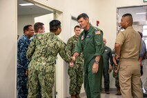 U.S. Navy Adm. William Moran visits MCAS Iwakuni