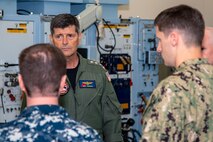 U.S. Navy Adm. William Moran visits MCAS Iwakuni