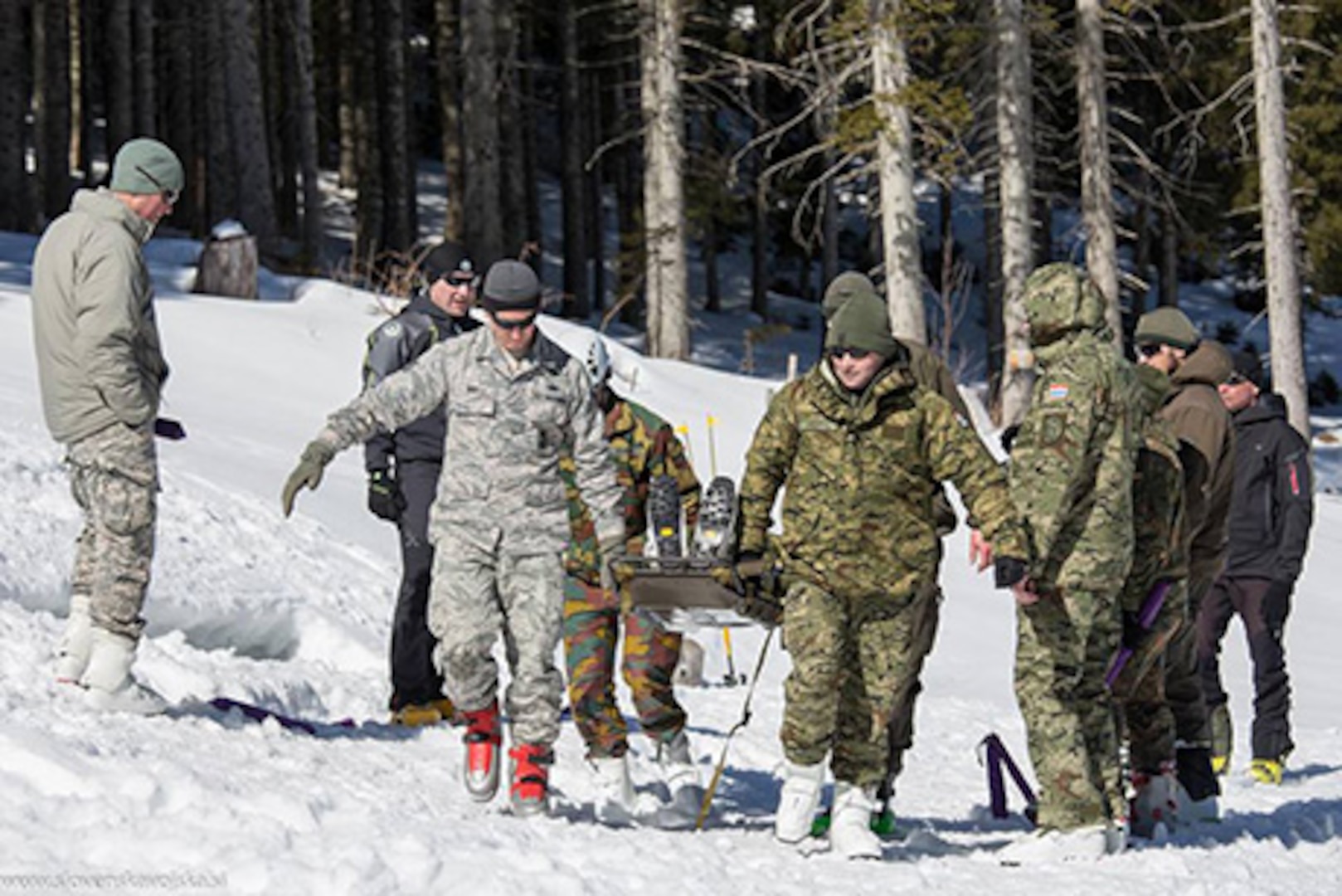 ​Colorado National Guard Citizen-Soldiers and Citizen-Airmen participate in the 10th anniversary NATO Non-Commissioned Officer Winter Camp in the mountains of Slovenia, March 3-10, 2017. The Colorado-Slovenia partnership is part of the National Guard’s State Partnership Program.
