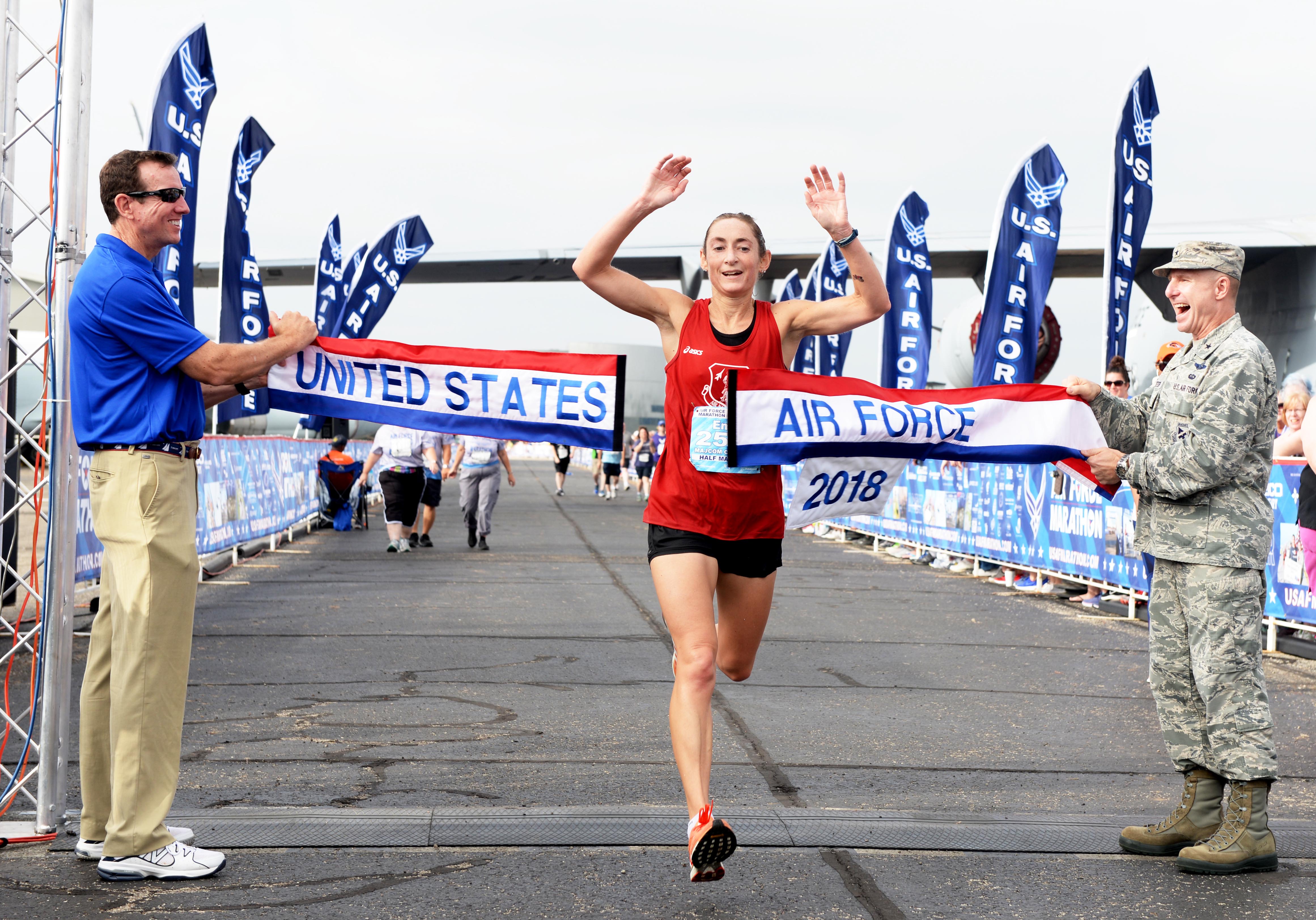 Air Force Marathon halfmarathon winner