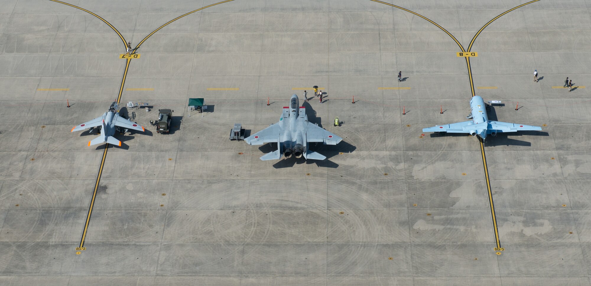 Aircraft are on static display