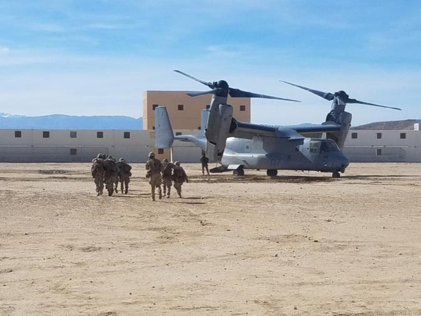 ITX 2-18 Rapid extraction training - Osprey airlift