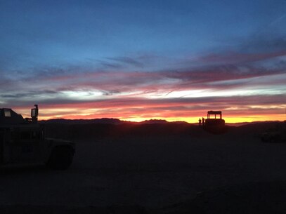 Island Warriors at sunset