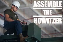 Lance Cpl. Dario Covarrubias operates the crane of an Amphibious Assault Vehicle R7 during the reassembly of a M777 A2 Medium Towed Howitzer Sept. 14, 2018, at Camp Hansen, Okinawa, Japan. Armament Repair Platoon repairs weapons in support of 3rd Battalion, 12th Marine Regiment, 3rd Marine Division to ensure the safety of the Marines operating the weapons. Covarrubias is an AAV mechanic with Armament Repair Platoon, Ordnance Maintenance Company, 3rd Maintenance Battalion, Combat Logistics Regiment 35, 3rd Marine Logistics Group, and is a native of Chicago, Illinois. (U.S. Marine Corps photo by Pfc. Terry Wong)