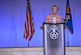 Secretary of the Air Force Heather Wilson delivers her "Air Force We Need" speech during the 2018 Air Force Association's Air, Space and Cyber Conference in National Harbor, Md., Sept. 17, 2018. The Air, Space and Cyber Conference is a professional development conference that offers an opportunity for Department of Defense personnel to participate in forums, speeches, seminars and workshops. (U.S. Air Force photo by Tech. Sgt. DeAndre Curtiss)