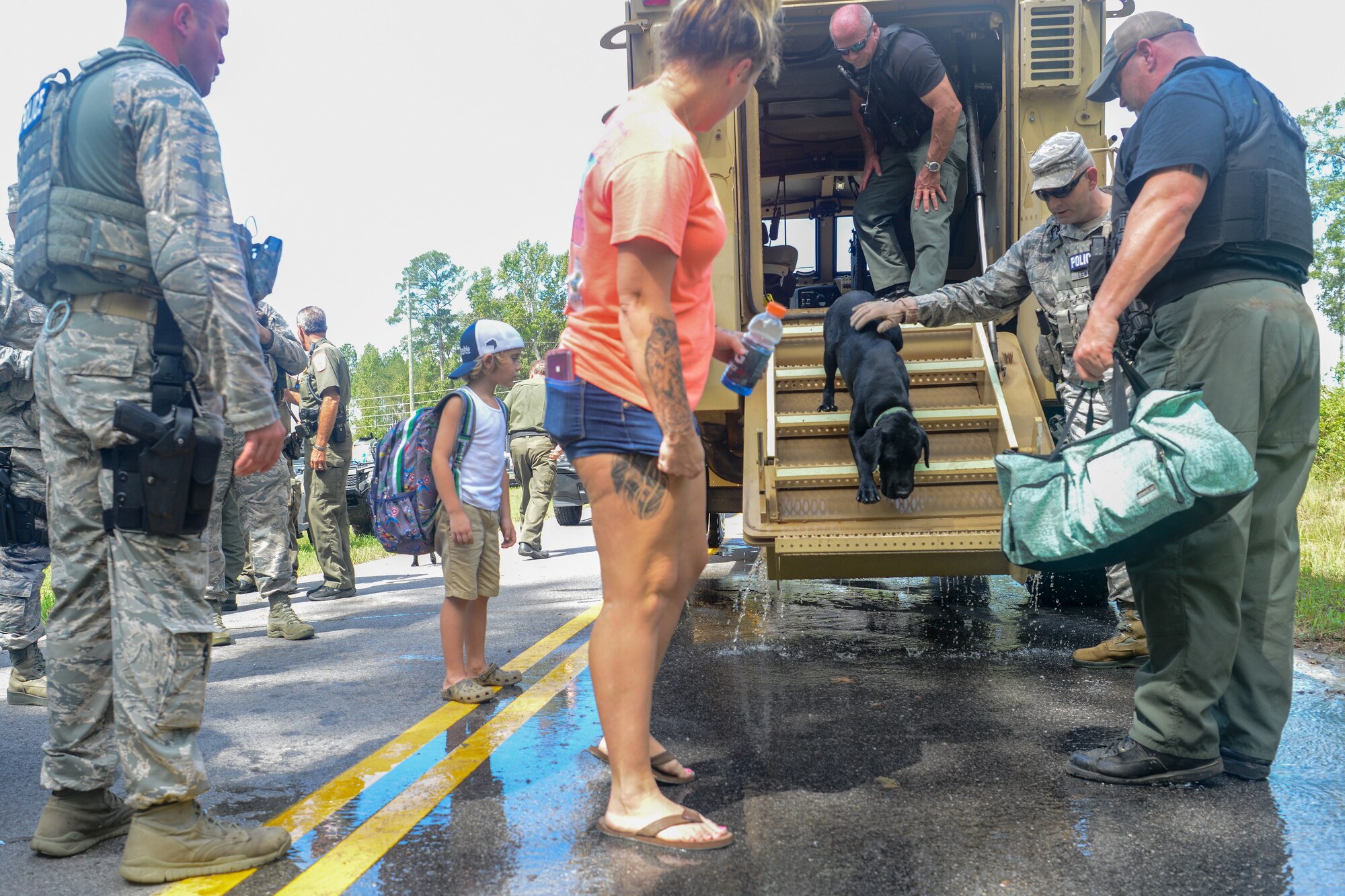 South Carolina National Guard responds to Tropical Florence flood relief