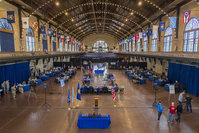 Wide-angle photo of the NCX taking place at the US Naval Academy in Annapolis, MD