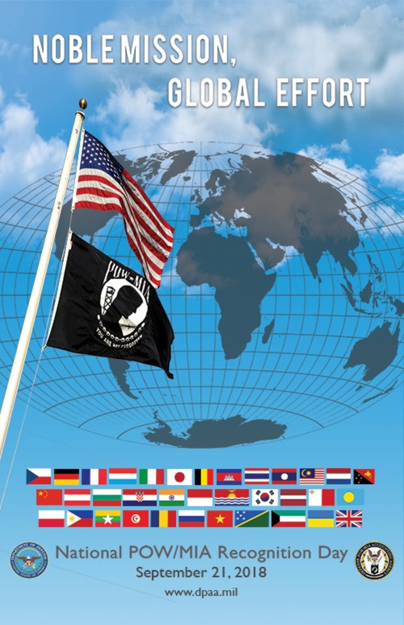 2018 National POW/MIA Recognition Day poster (Defense POW/MIA Accounting Agency graphic)
