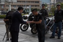 Motorcycle clubs give back to Iwakuni City