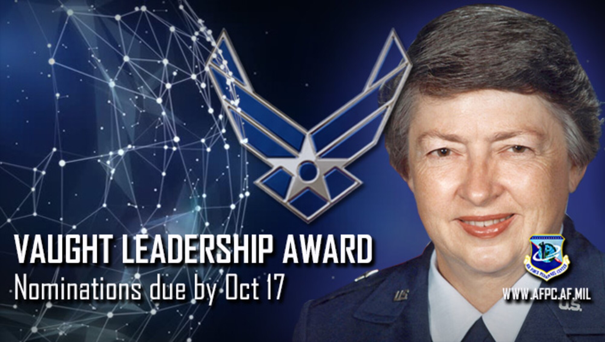 Vaught Leadership Award; Nominations due by Oct 17