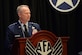 Lt. Gen. Mark D. Kelly, Air Force deputy chief of staff or operations, delivers his speech on â€œThe Force We Presentâ€ during the Air Force Associationâ€™s Air, Space and Cyber Conference Sept. 17, 2018, in National Harbor, Md. The Air, Space and Cyber Conference is a professional development conference that offers an opportunity for Department of Defense personnel to participate in forums, speeches, seminars and workshops. (U.S. Air Force photo by Airman 1st Class Zoe M. Wockenfuss)