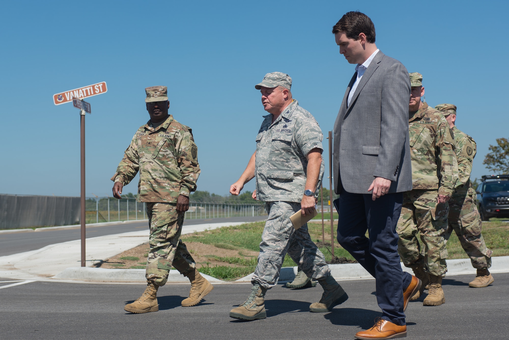 181st IW hosts U.S. Sen. Donnelly for base tour