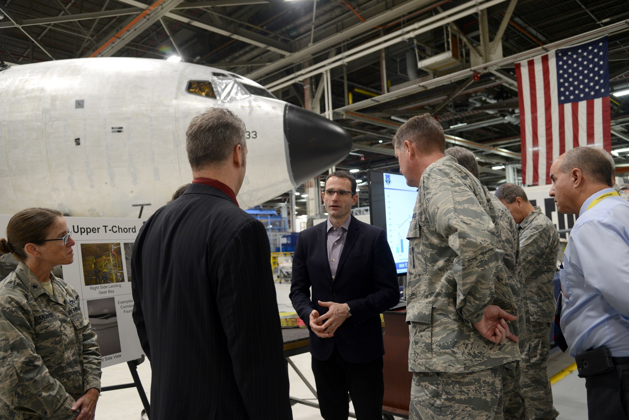 Assistant Secretary of the Air Force for Acquisition, Technology and Logistics Dr. Will Roper visited Tinker Air Force Base Sept. 13 to gain a better understanding of the Air Force Sustainment Center mission as the supporting command for readiness in the Air Force.