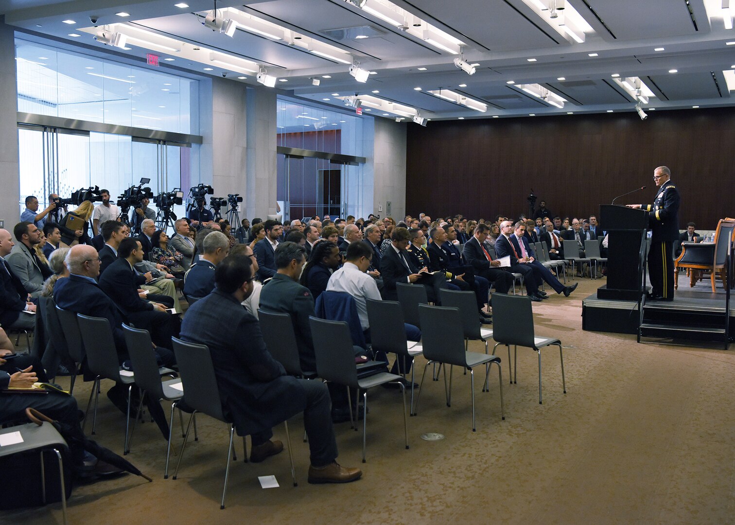 DIA Director Lt. Gen Robert P. Ashley addresses the Center for Strategic & International Studies in Washington, D.C., September 17, 2018.