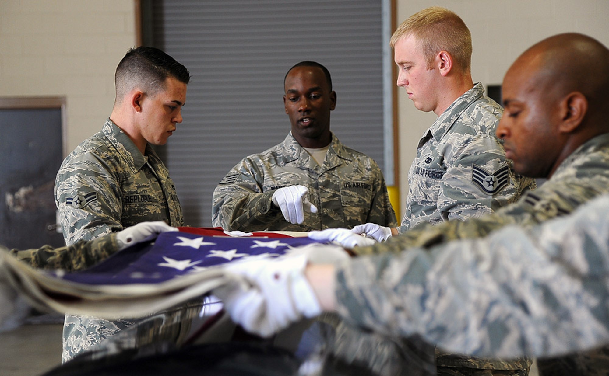 Honor Guard training