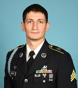 ​U.S. Army Sgt. Robert Sheetz, Company A, 1st Battalion, 157th Infantry (Mountain), Colorado Army National Guard is competing in the Army National Guard National Best Warrior Competition, July 23-27 2018 in Fort Indiantown Gap, Pennsylvania. Sheetz serves as a fire team leader for the COARNG and a civilian law enforcement officer for the Adams County, Colorado Sheriff's Office. (Official Department of the Army photo,