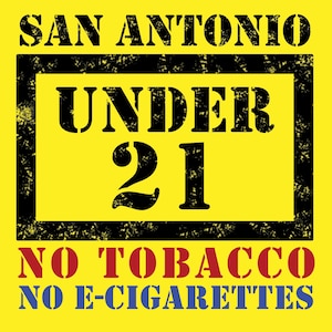 Effective Oct. 1, 2018, a new tobacco ordinance will prohibit the sale or providing of tobacco products to a person under 21 years of age within the boundaries of the City of San Antonio. For more information, visit https://www.sanantonio.gov/Tobacco21.