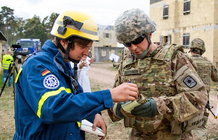 U.S. Army Reserve Soldiers build partnership with Bundeswehr, civilian forces in humanitarian field-training exercise