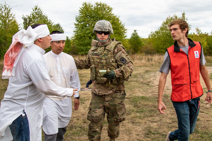 U.S. Army Reserve Soldiers build partnership with Bundeswehr, civilian forces in humanitarian field-training exercise