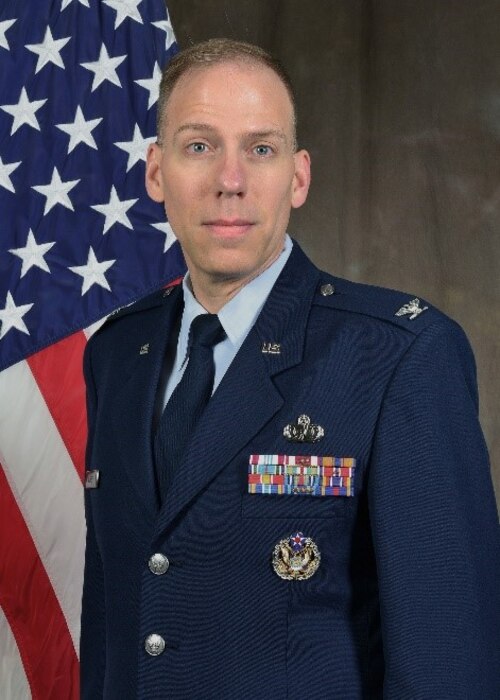 U.S. Air Force Col. Clark L. Allred poses for an official photo.
