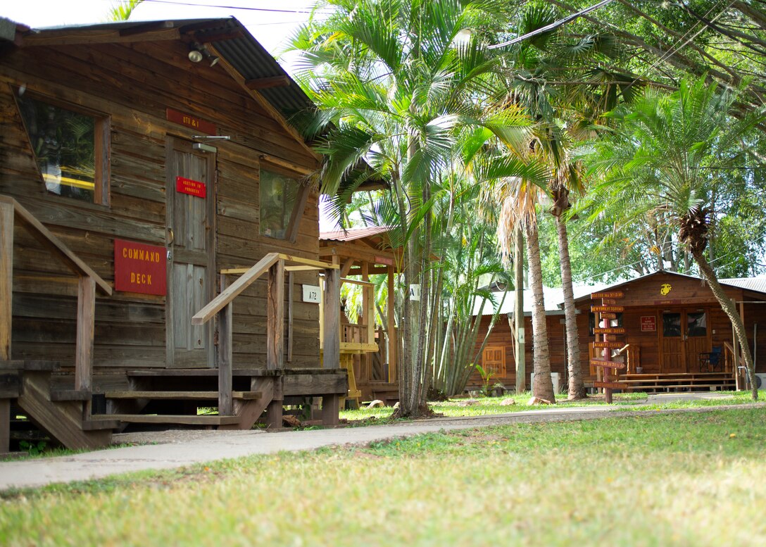 amp Manion's footprint takes up a small corner of the base here, providing working space and housing for the Marines of the Special Purpose Marine Air-Ground Task Force - Southern Command.