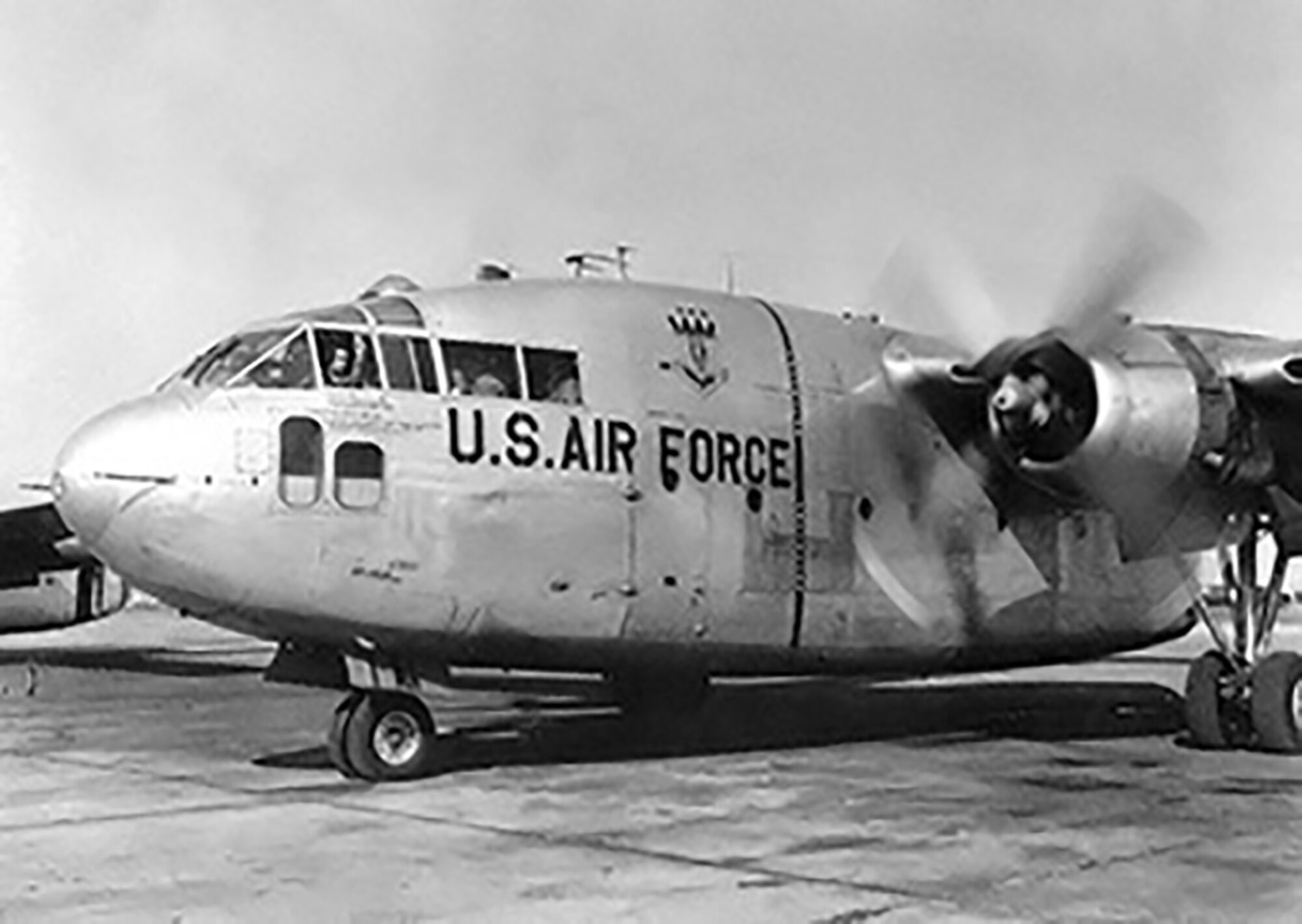 Reserve Citizen Airmen flew the unique-looking Fairchild C-119 Flying Boxcar, a twin-engine, twin-boom and twin-tail aircraft that perfectly suited the domestic humanitarian missions they would be called upon to execute.